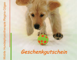 mobile Hundephysiotherapie <b>Regina Gilgen</b> - Geschenkgutscheine - immer eine <b>...</b> - gutscheinmobhkg