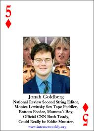 Photo Cartoons - GOP Most Wanted Playing Cards - Jonah Goldberg via Relatably.com