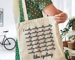Cycling Tote Bag
