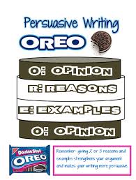 Image result for oreo writing graphic organizer