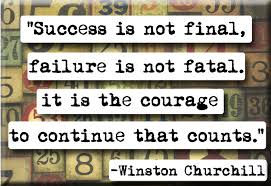 Image result for success is not final quote
