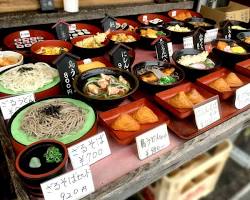 sampling Japanese cuisine