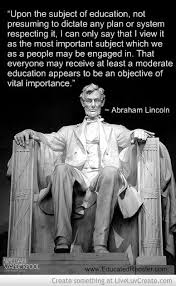 Lincoln Quotes On Education. QuotesGram via Relatably.com