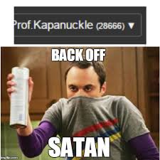 Back off Satan - Imgflip via Relatably.com