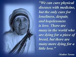 Mother Teresa on Love | Mother Teresa, Mother Teresa Quotes and ... via Relatably.com