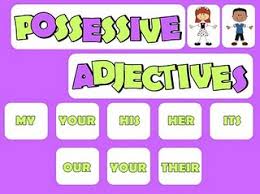 Possessive Adjectives - Exercise