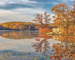 Fall foliage in Hudson Valley