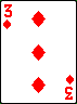 Image result for Three of Diamonds