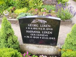 Grab von Georg Lüken (06.11.1911-11.09.1968), Friedhof Wiesens