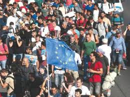 Résultat de recherche d'images pour "Accueil officiel des réfugiés Syriens en Europe Photos"