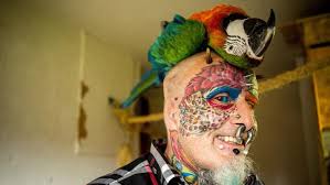 Image result for parrot man no ears