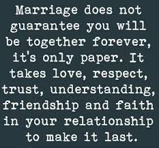 It takes two people working together to make a marriage work. For ... via Relatably.com