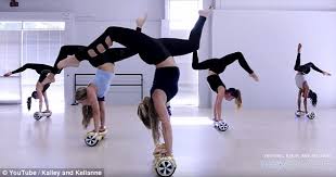 Gymnasts perform acrobatic routine to Justin Bieber&#39;s Sorry ... via Relatably.com
