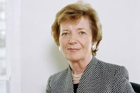 <b>Mary Robinson</b>, as the President of Ireland and later as High Commissioner of <b>...</b> - robinson_550