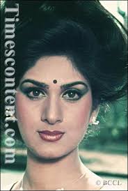 A file photo of 1990 of Meenakshi Seshadri, Bollywood actress, posing for the Times - Meenakshi-Seshadri