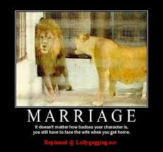 Funny jokes memes photos pictures and signs about being married ... via Relatably.com