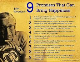 John Wooden Quote Poster - John Wooden 9 Promises That Can Bring ... via Relatably.com