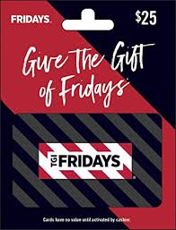 T.G.I. Friday's FD Gift Card $25 : Gift Ca - Amazon.com
