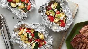 Grilled Summer Veggie Foil Packs Recipe - Tablespoon.com