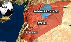 Image result for raqqa syria map