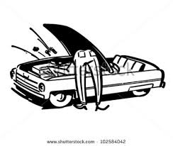 Image result for painting of a guy working on a truck