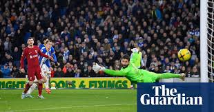 Brighton 3 Liverpool 0: March scores double and Welbeck nets beauty to stun 
Reds in huge blow to top-four...