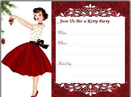 Ladies Kitty Party Invitation Cards- Ideas &amp; Designs - Venues ... via Relatably.com
