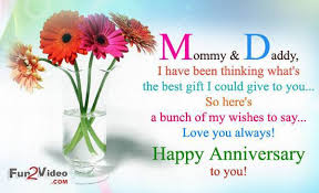 Anniversary Wishes For Parents and Quotes To Say Happy Anniversary via Relatably.com
