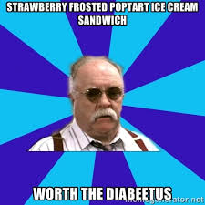 Strawberry Frosted PopTart Ice Cream Sandwich WORTH THE DIABEETUS ... via Relatably.com