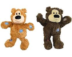 KONG Wild Knots Bears Durable Dog Toys Size:Med/Large Pack of 2, Medium Breeds