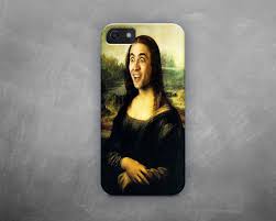 Mona Lisa Nicolas Cage meme funny Iphone by AttractiveCases via Relatably.com