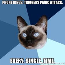 Phone Rings. Triggers Panic Attack. Every. Single. Time. - Chronic ... via Relatably.com