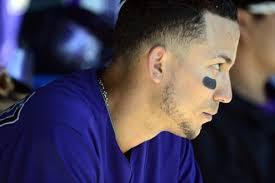 Carlos Gonzalez is back in the Rockies&#39; lineup after missing three games with a finger injury. (AAron Ontiveroz, The Denver Post) - carlos-gonzalez-495x329