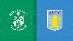 Thomas Anderson Thrilling Encounter: Hibernian Takes on Aston Villa in Europa Conference Play-off, First Leg