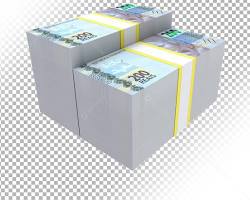 Imagem de Uma pilha de notas de dinheiro
