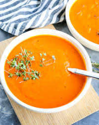 Roasted Red Pepper Soup Recipe - Happy Healthy Mama