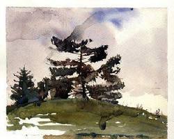 Andrew Wyeth watercolor painting