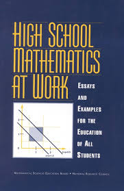 Part One: Connecting Mathematics with Work and Life | High School ...