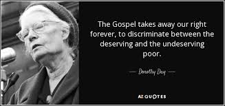 Dorothy Day quote: The Gospel takes away our right forever, to ... via Relatably.com