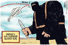 Image result for ISIS AND THE WEST TRAINING CARTOON