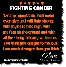 cancer quotes Archives - Cancer Apparel - Awareness Blog via Relatably.com