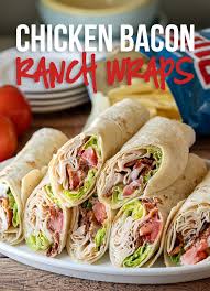 Chicken Bacon Ranch Wraps - I Wash You Dry