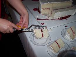 Image result for cake wedding serving