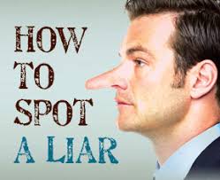 نتيجة بحث الصور عن ‪How to spot a lie‬‏