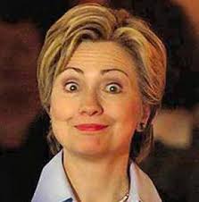 Image result for crazy pics of hillary clinton