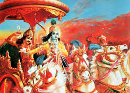 Image result for ARjuna and Krishna