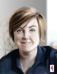 Portrait of Hannah Hart from My drunk kitchen by Nowuh - portrait_of_hannah_hart_from_my_drunk_kitchen_by_nowuh-d6apkvb