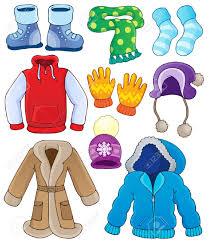 Image result for cartoon image for  students dressing  for winter