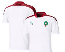 Image of Morocco national football team white jersey