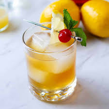Rum Sour Cocktail Recipe - A Communal Table